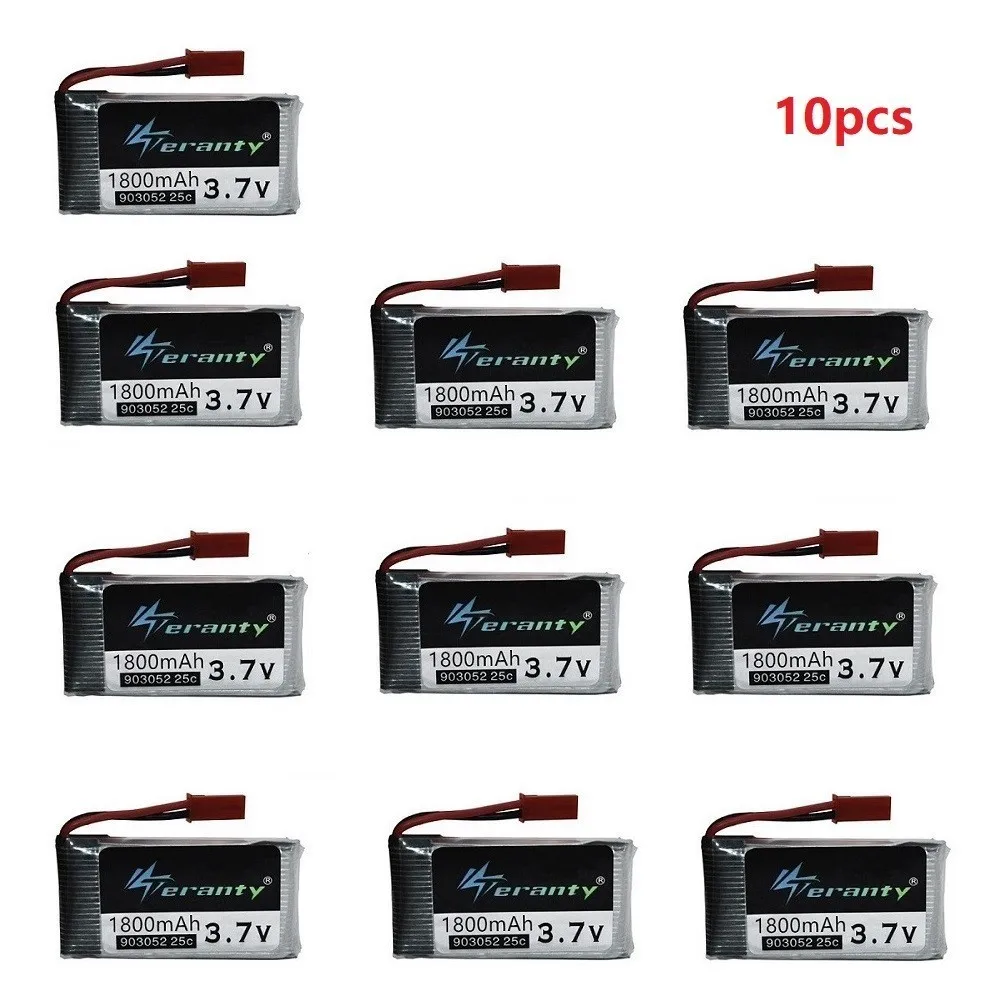 Литий полимерный аккумулятор 3 7 в 1800 мАч для KY601S SYMA X5 X5S X5C X5SC X5SH X5SW X5HW X5UW M18 H5P HQ898 H11D