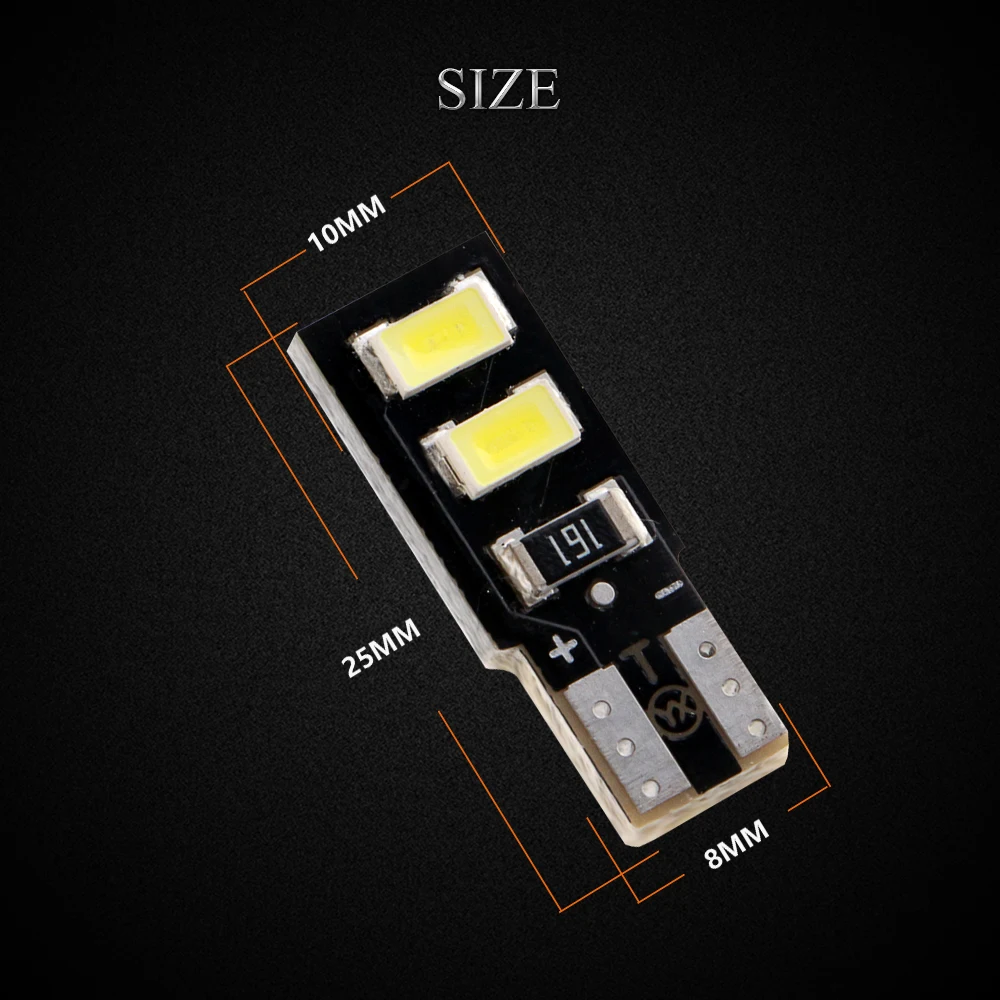 YM E-Bright 500 шт. 12 В T10 5730 4 SMD Новинка 194 168 W5W светодиодсветильник ширина автомобильная