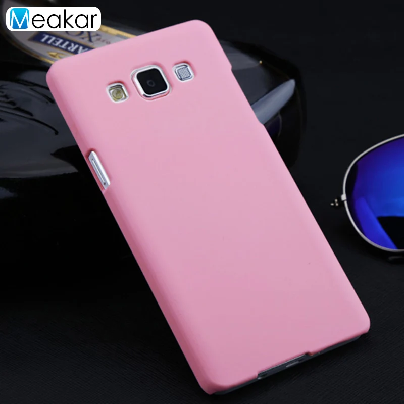 Coque 5.5For samsung Galaxy A7 чехол для samsung Galaxy A7 Duos Sm A700 A700FD A700F A7000 телефона чехол-лента на заднюю панель - Цвет: pink