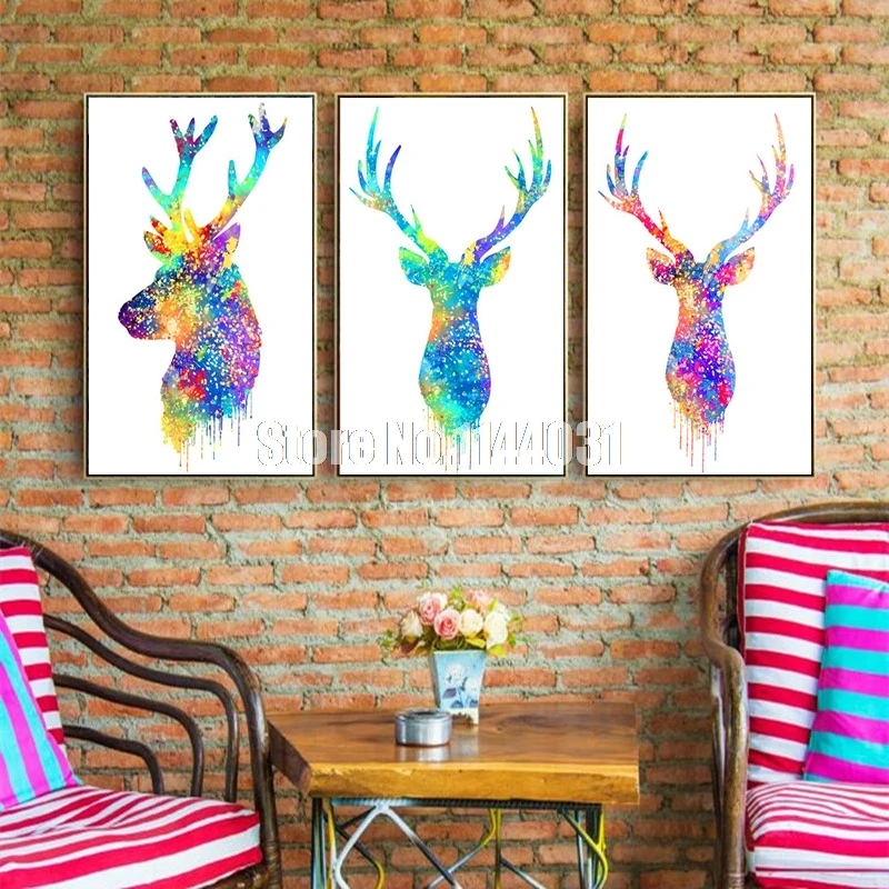 Мозаика с цветными животными полная картина из страз сделай сам вышивка