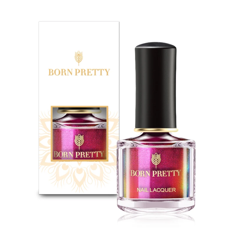 6 мл Born pretty, хамелеон 3D магнитный Аврора ногтей серии лак для ногтей с эффектом «кошачий глаз» Nail Art Black Base need