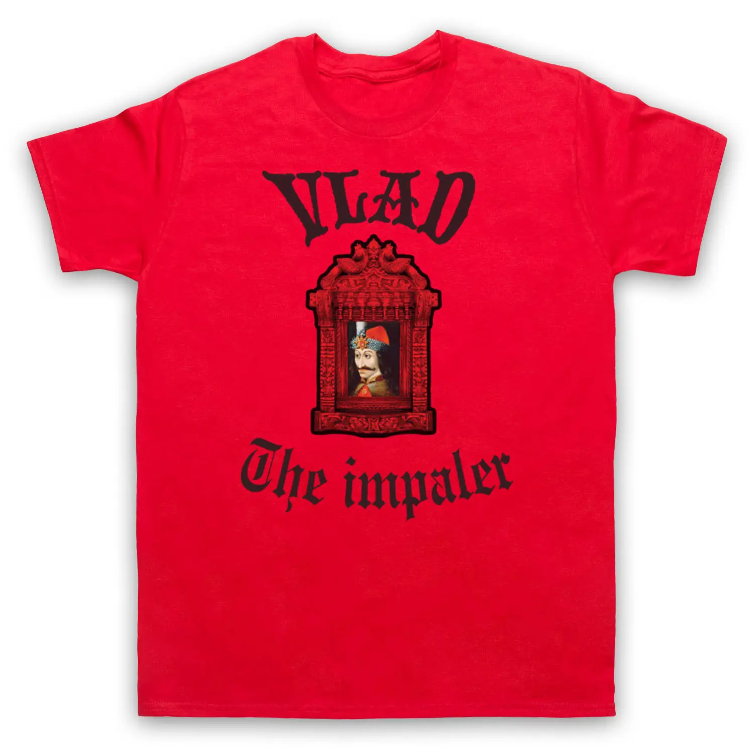 VLAD THE IMPALER DRACULA VAMPIRE/неформальная ужасная футболка для взрослых и детей крутая