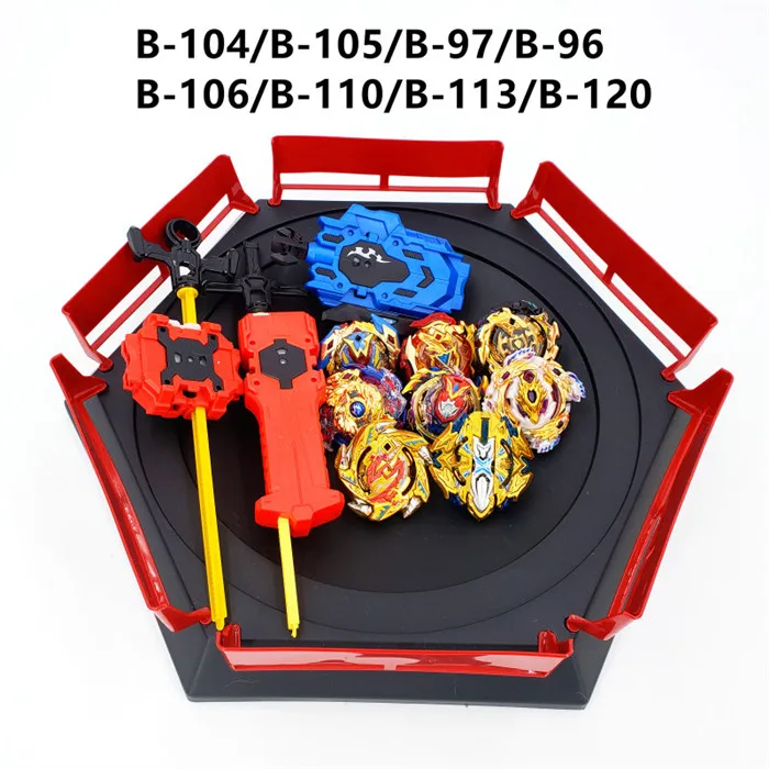 8PCS ZDP-B Золотой серии набор Beyblade burst Toupie B-120 B-110 B-85Metal Fusion Золотой bables Fafnir коробка бей лезвие для childn игрушка - Цвет: 8PCS ZDP-B