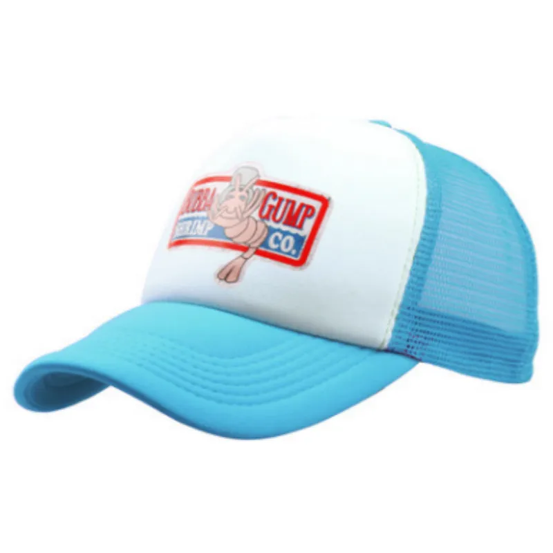 Женская Бейсболка с принтом BUBBA GUMP летняя кепка дышащей сеткой в стиле пэчворк