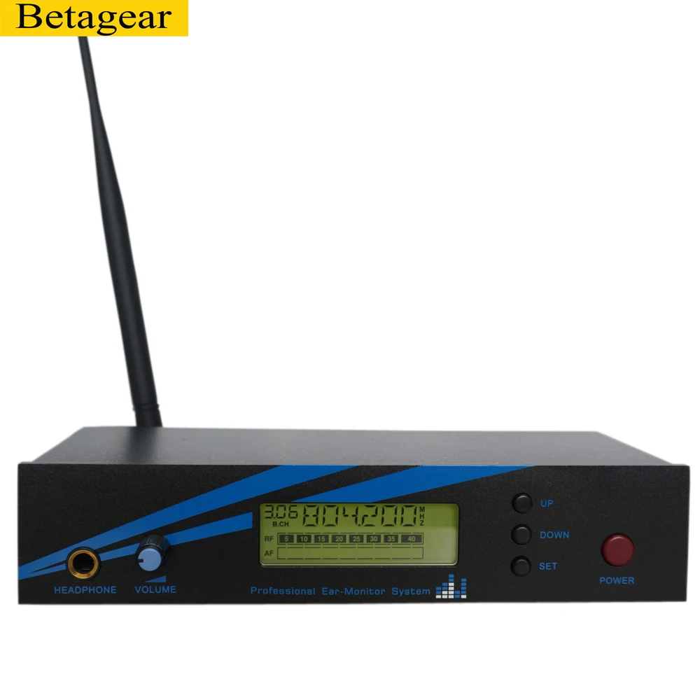 Betagear mono in ear monitor Беспроводная система BK500 одноканальный 798-830 МГц 3 приемника профессиональная производительность аудио этап