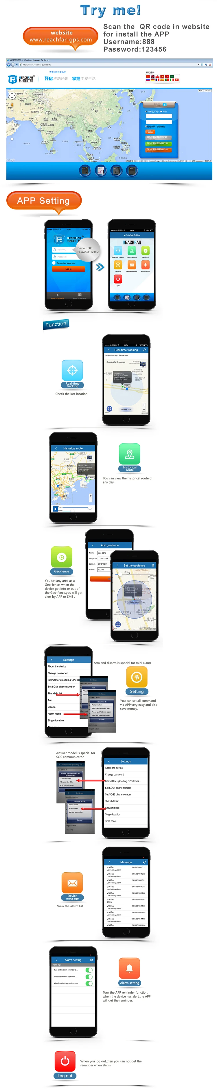 V16 GPRS gps SOS для пожилых детей старшего возраста трекер Аварийная сигнализация кнопка SOS