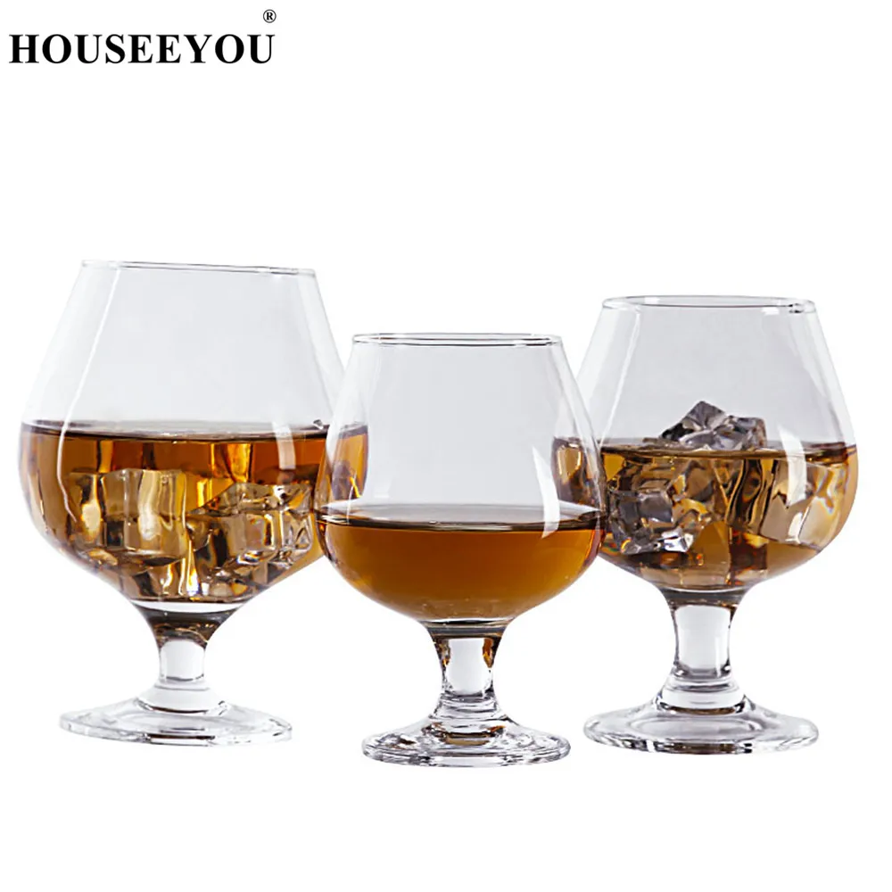 HOUSEEYOU, 2 шт./лот, коньяк, короткая чашка, кристалл, бокал для вина, для бара, для коктейля, короткий пивной бокал, es, для питья, виски, шнифтеры, сигары