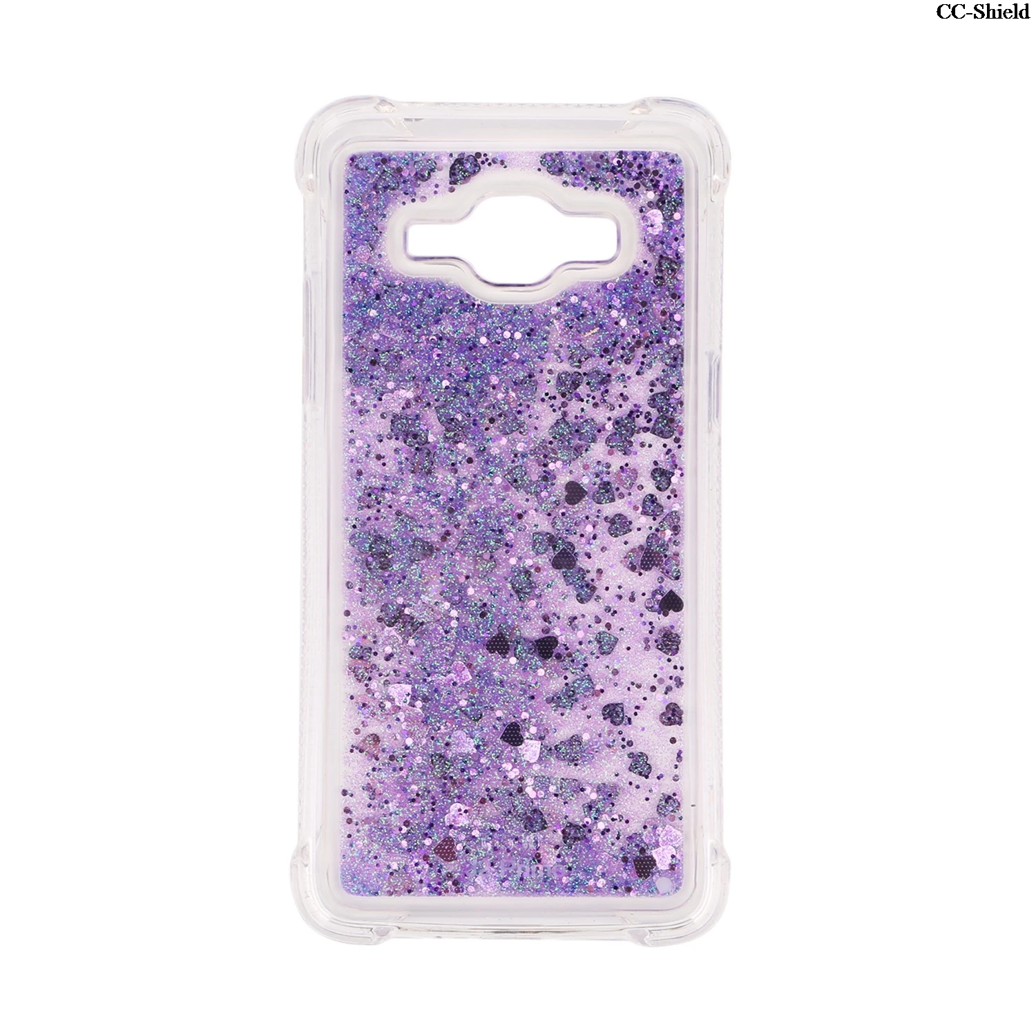 TPU Case for Samsung Galaxy J2 J 2 Prime J2Prime G532M SM-G532 G532F/DS G532F Dynamic Flow Liquid Flash Crystal Clear Back Cover |