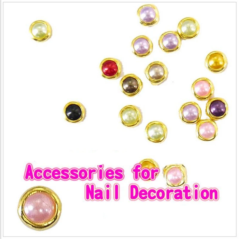 Ногтей Пномпень жемчужный Маникюр 3D дизайн ногтей украшение в колесах