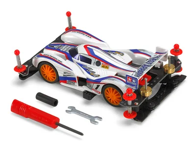 TAMIYA Mini 4WD фотография автомобиля версия MA корпус белая стрела с комплектом
