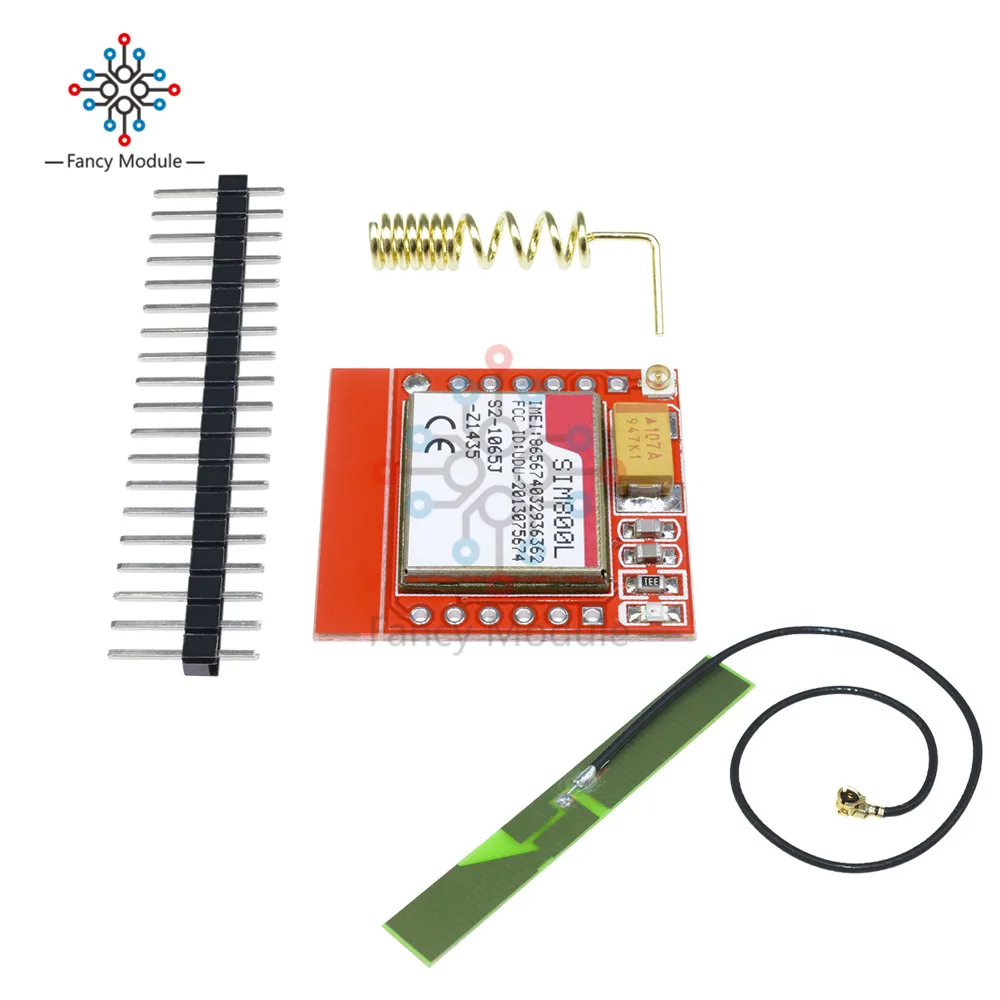 SIM800L GPRS GSM модуль Micro SIM карта ядро четырехдиапазонный TTL Серийный порт антенна PCB