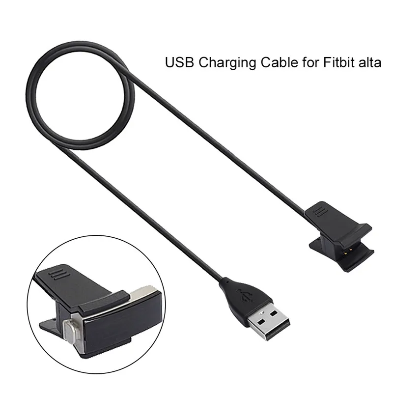 Высокое качество 30/100 см USB Зарядное устройство кабель для Fitbit Ace док-станция для зарядки кабель Шнур для Fitbit Альта Смарт-часы с возвратом Функция