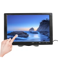 10 1 inch 1280x800 lcd touch mini computer display led screen 2channel video input security monitor with speaker vga hdmi