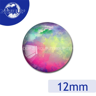 

ZEROUP 20pcs/lot 12mm 20mm 25mm 30mm DIY handmade round photo Glass Cabochon dome jewelry finding Settings pattern flat back