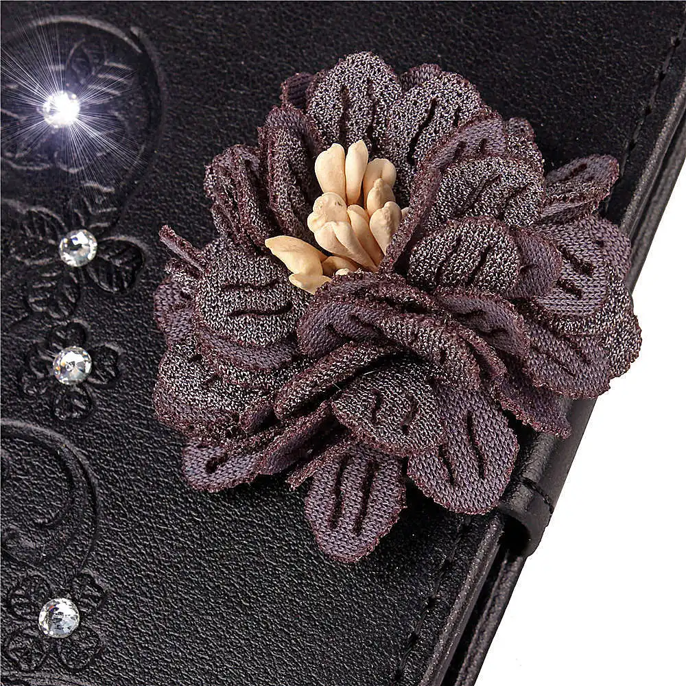 leather cases for sony Xperia XZ3 XZ Premium XA XA3 XA1 Ultra l1 l2 X Compact XR Flip wallet card stand holder diamond covers | Мобильные