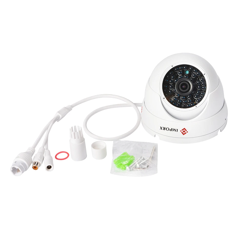 1080P IP камера full HD POE onvif P2P купольная для помещений 3 6 мм с переменным фокусным