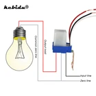 Kebidu Новые DC AC 220 В переменного тока, 50-60 Гц 10A автоматический ВклВыкл фотоэлемент переключатель уличного света Фото Управление фотореле Сенсор переключатель