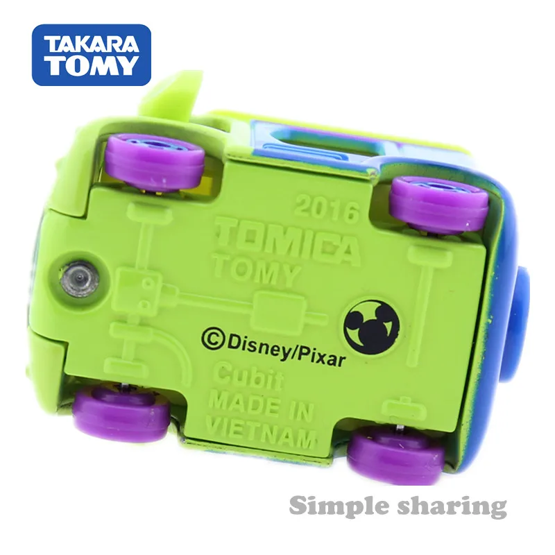 Takara Tomy Disney Motor DM-14 Cubit Alien Tomica литая модель автомобиля История игрушек