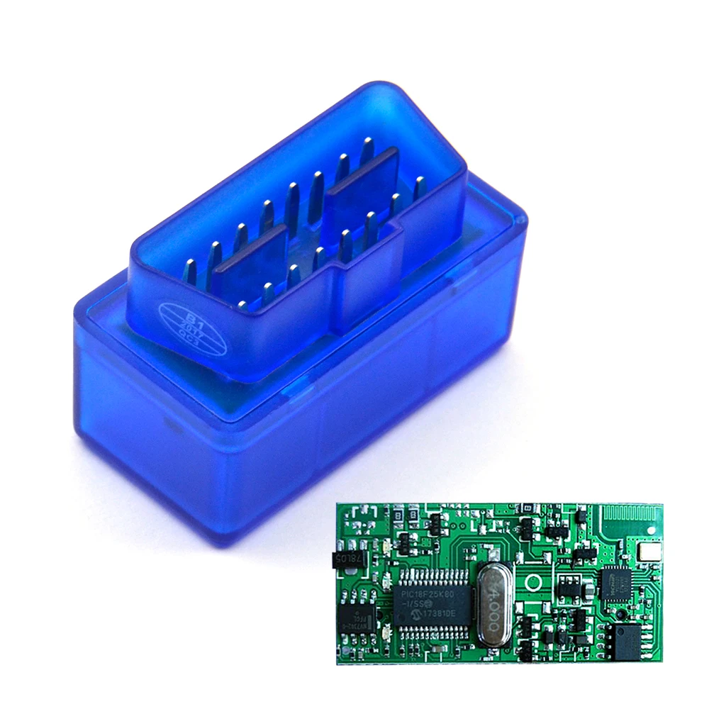 OBD2 Mini Eml327 V1.5 25k80 Bluetooth адаптер автомобильный диагностический сканер для Android/ПК