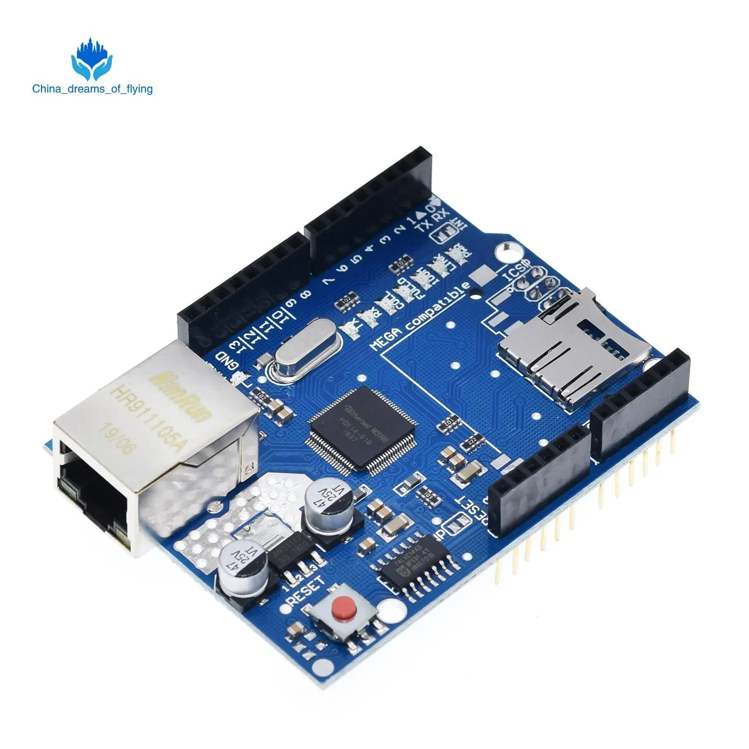 UNO Shield Ethernet Shield W5100 R3 UNO Mega 2560 1280 328 UNR R3 только W5100 макетная плата для Arduino