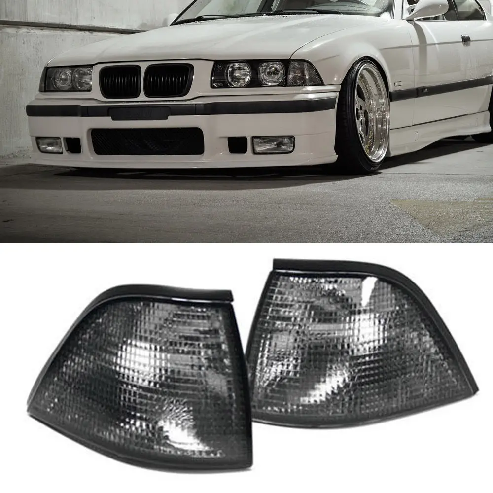 Одна пара для 1992 1998 BMW E36 3 ей серии 2DR купе/кабриолет евро угловая дымовые огни 2
