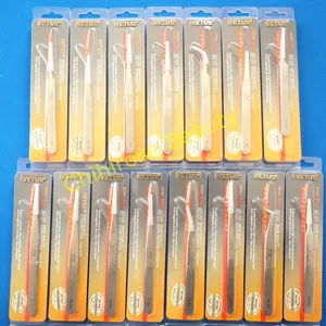 Пинцет VETUS 10 шт.Лот, высокоточный Высокоточный Пинцет из нержавеющей стали