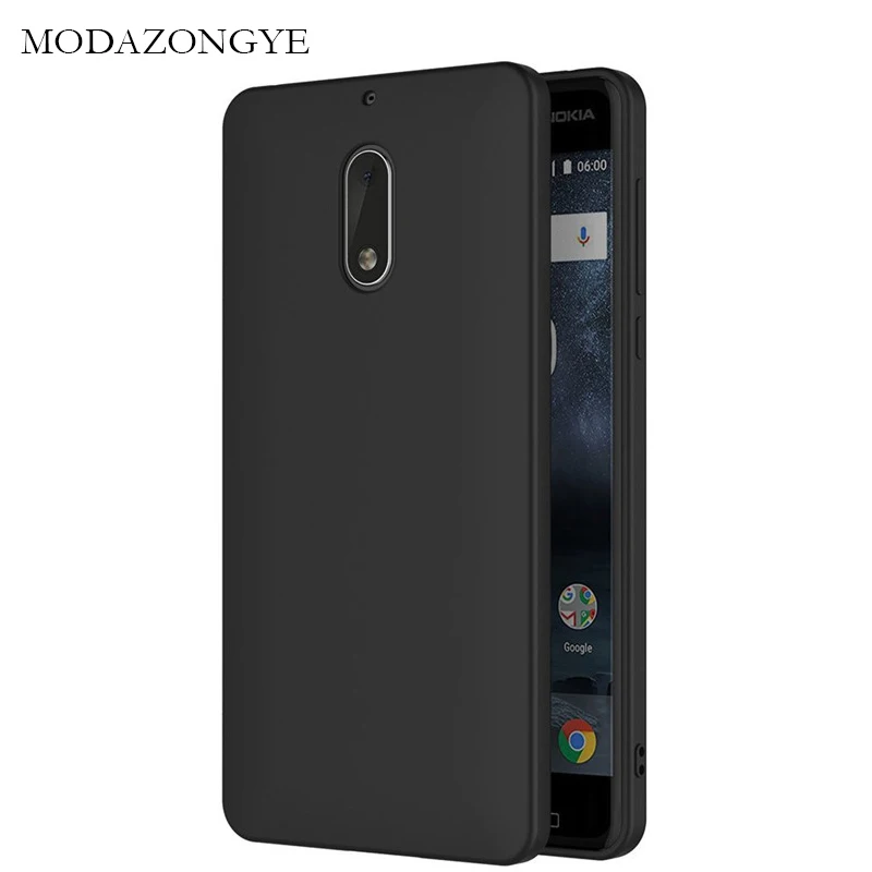 Original MODAZONGYE For Nokia 6 Case Soft Silicone Back Cover Phone Nokia6 TA-1000 TA-1033 5.5 inch |