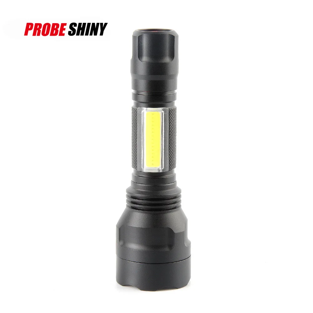 3800LM XML Q5 + COB светодиодный фонарик Портативный мини ZOOM torchflashlight использование AA 14500