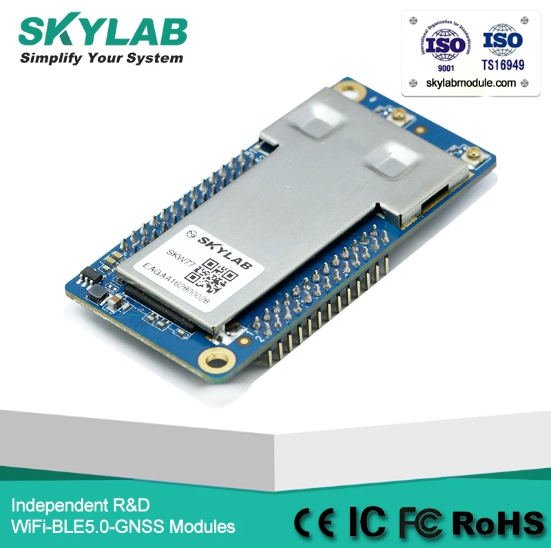 

SKYLAB междугородний wifi модуль SKW77 MT7620A 300 Мбит/с + 27dBm Высокая мощность дальность 1 км точка доступа/маршрутизатор wifi модуль