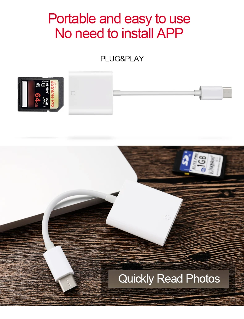 UTHAI C42 SD карта для type-C Camero кард-ридер адаптер для SD USB C USB3.1 type C OTG кард-ридер для Macbook HUAWEI