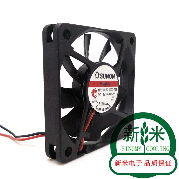 Б/у SUNON MB60101V3-000C-A99 12V 0 65 W 6 см 2 шт/комплект линий на магнитной подвеске тишина