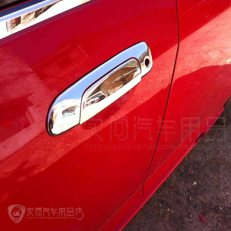 Для Mazda 323 хромированная дверная ручка Крышка отделка набор из 4 шт. для Ford Laser Lynx