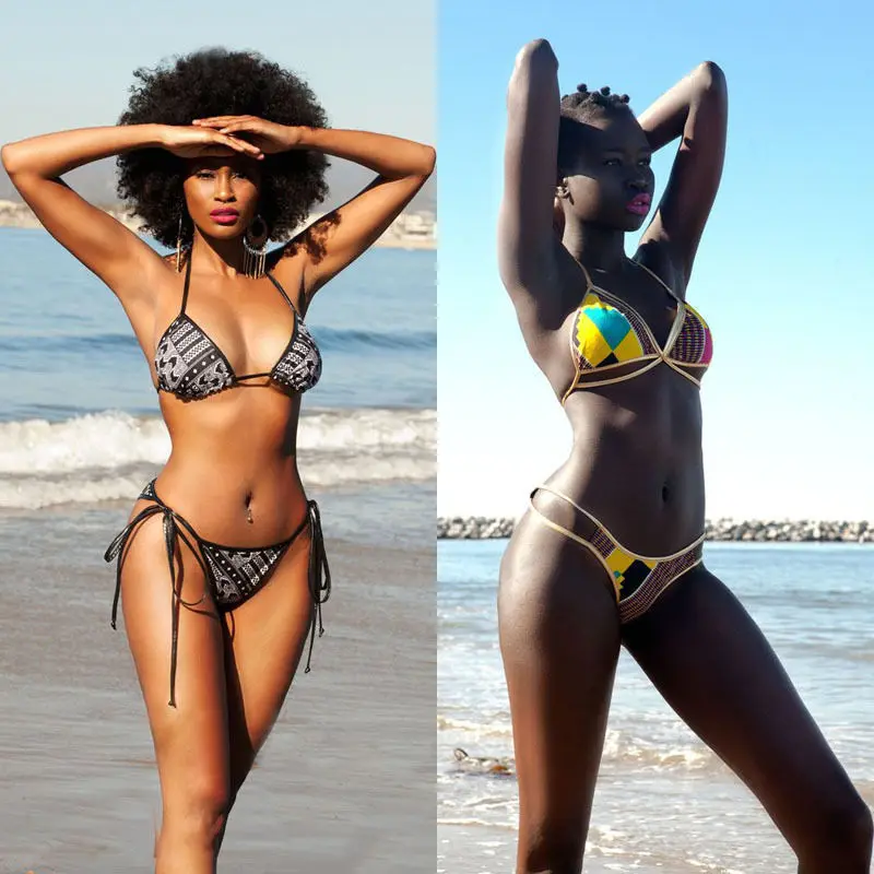 2017 сексуальный женский новый дизайн распродажа треугольный купальник бандажный
