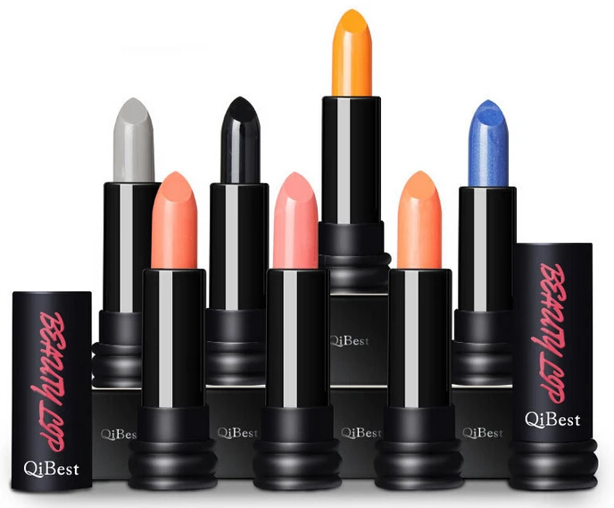 QiBest 48 цветов/набор Матовая богатая губная помада для макияжа стойкая красота