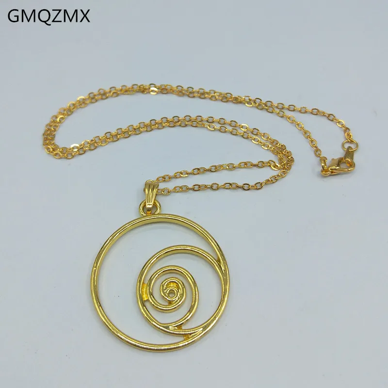 

Hot fashion Fibonacci Pendant necklace, round necklace, Fibonacci sequence wearable math, geometric necklace holiday gift