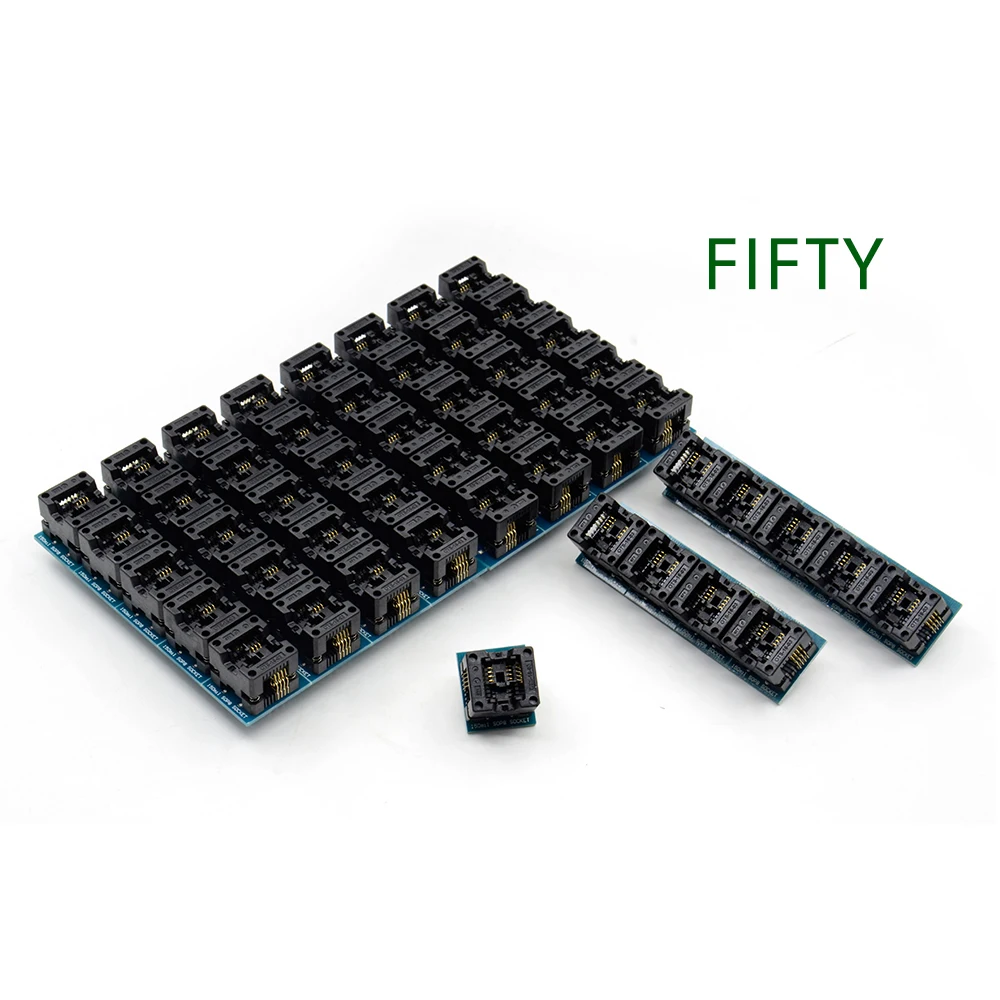 SOIC8 SOP8 К DIP8 адаптер программатора EZ гнездо модуля преобразователя с бесплатной