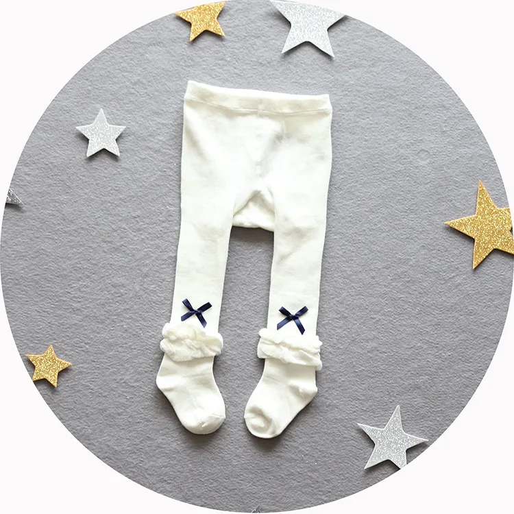 Infant Baby Girls Stockings Kids Toddlers White warm Tights 0-3yrs Bottom | Детская одежда и обувь