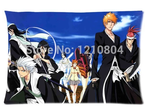 Пользовательские Популярного мода Мультфильм Bleach Наволочки Beding Хлопка