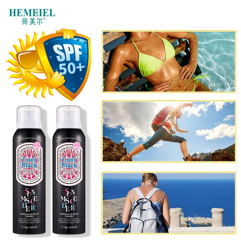 HEMEIEL летний открытый сильный солнцезащитный крем для лица SPF 50 Водонепроницаемый эффективный UVA UVB радиационный солнцезащитный крем для тела Солнцезащитный спрей