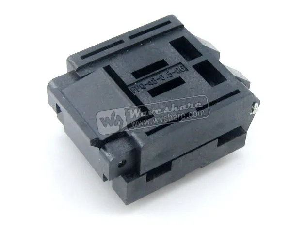FPQ-48-0.5-06 Enplas IC Test & burning-in Socket для QFP48/TQFP48/FQFP48/PQFP48 пакет 0 5 мм шаг | Компьютеры и офис