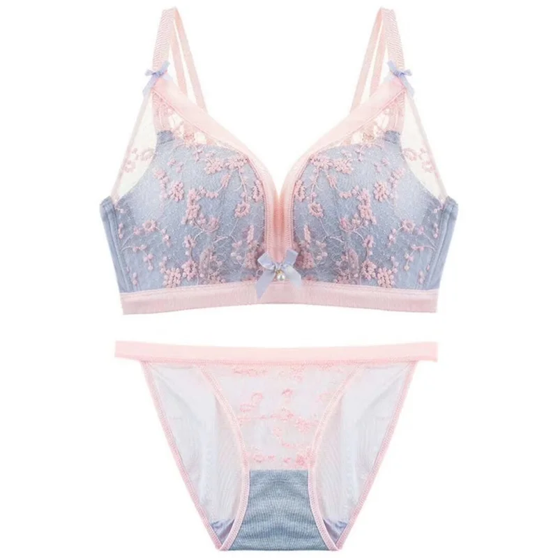 Semaless кружева Для женщин нижнее белье бюстгальтер Push Up Bra цветочные сладкие дамы