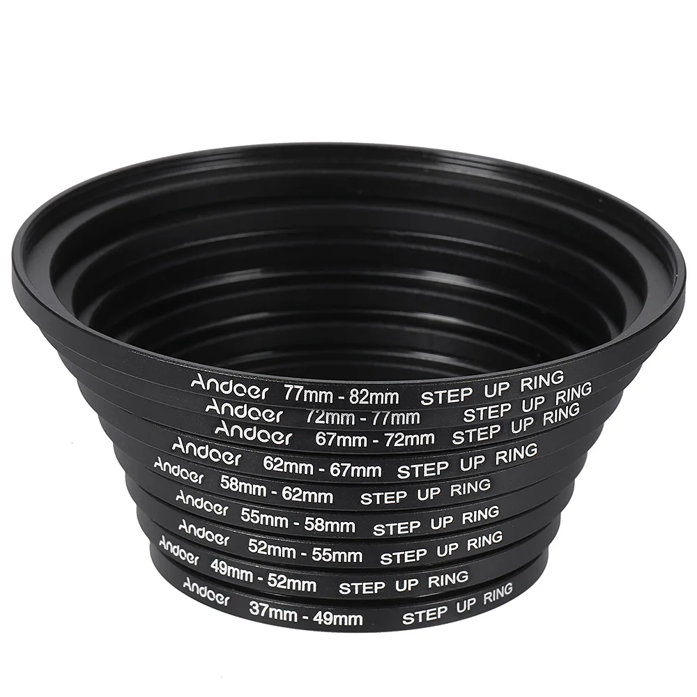 Набор переходных колец для объектива Andoer 18 шт.|filter adapter ring|adapter ringlens filter ring |