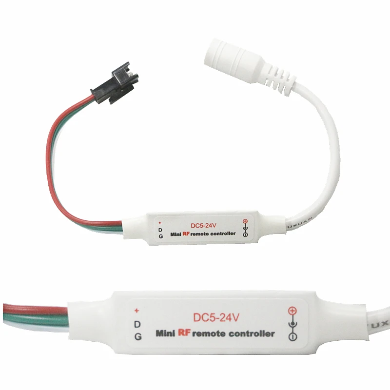 DC 5 24V Мини Беспроводной RF Pixel LED RGB контроллер с 17Key пультом дистанционного