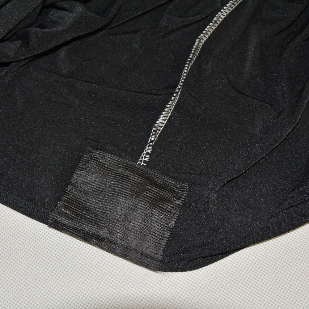 

New Arrival 120*60*75cm Black Polyester Spandex Stretch Table Cloth Cover For Wedding Party Hotel Banquet Ceremony Decoration