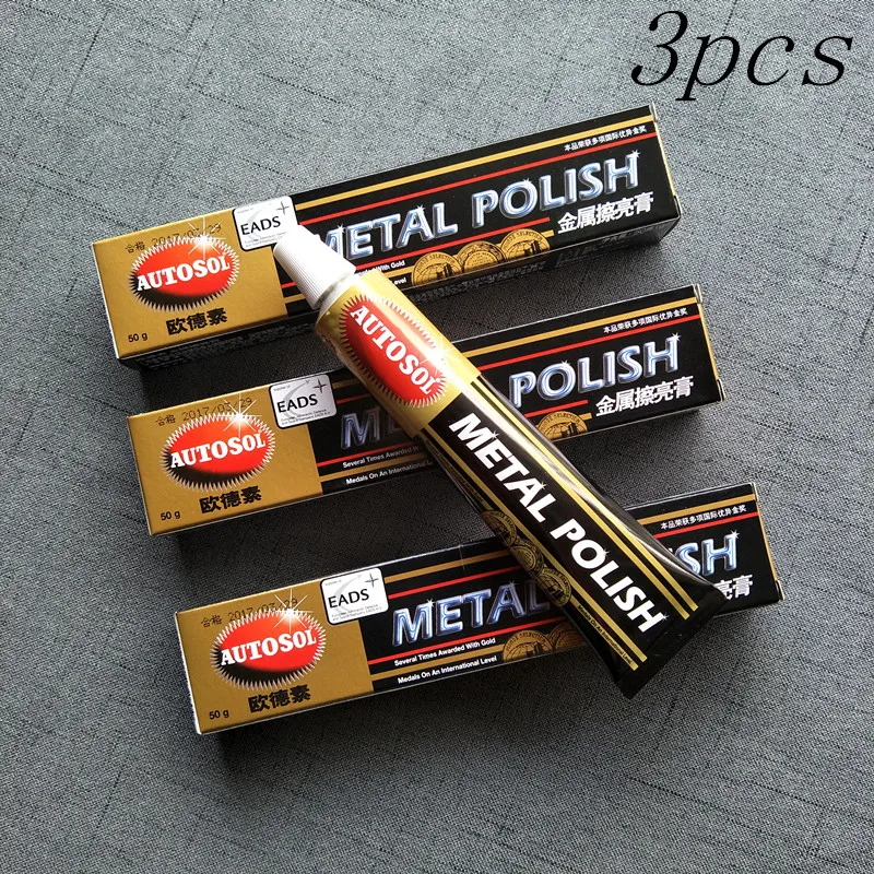 Фото Паста для полировки металла AUTOSOL, 50 г, 3 шт. №1