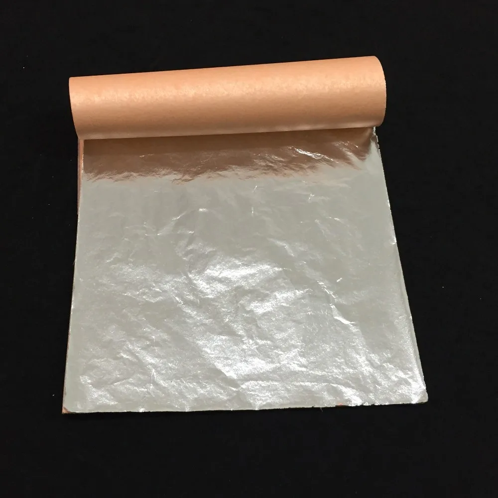 Gold Silver Leaf Imitation 14 x 14cm For Gilding Furniture Leaves Sheets Foil 25 Per Booklet | Дом и сад