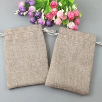 10x14cm 500pcs gifts bags with drawstring jewelry gift pouch sack jute small bags for women 2016 packaging display storage house