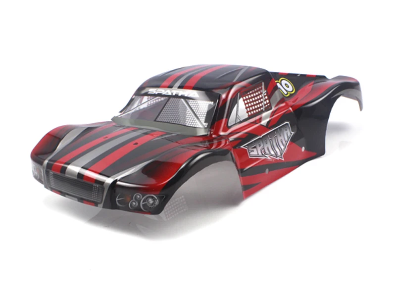 Himoto 1/10 Масштаб RC автозапчасти 31401 1:10 короткий ход тела красный для E10SC, E10SCL