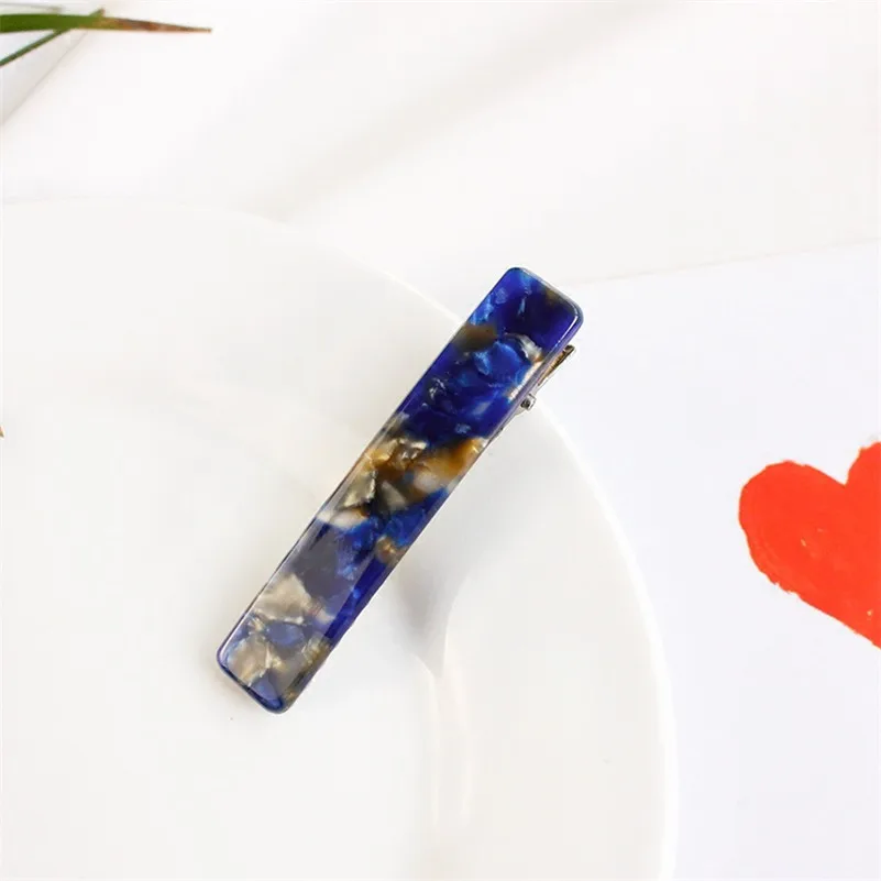 

Korean Style Acrylic Acetic Acid Hairpins Barrettes Hairgrip Leopard Print Geometric Hair Clips for Women Girls Hair Accessories