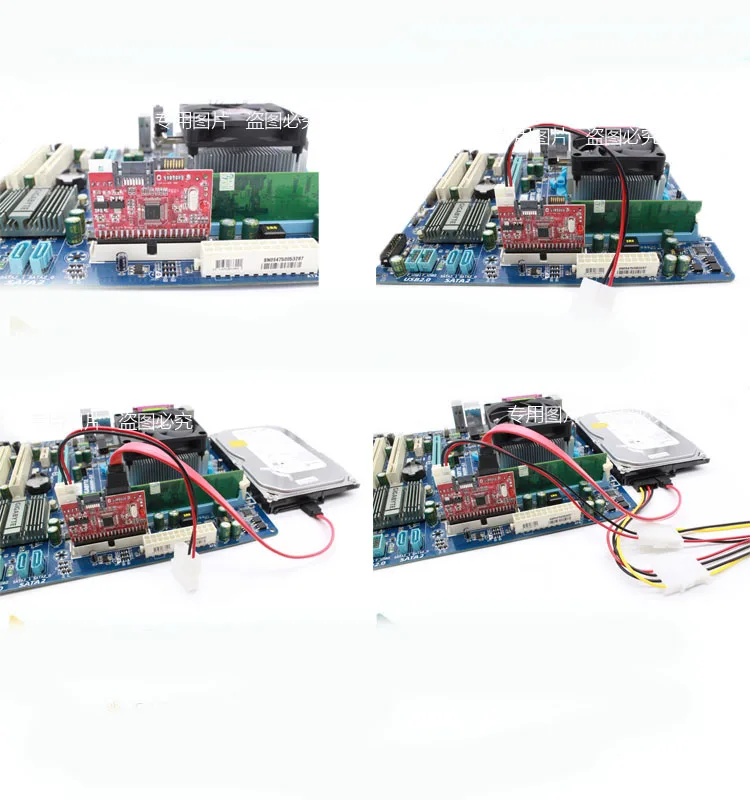 Высокоскоростной адаптер 3 5 IDE SATA ATA 100/133 HDD конвертер с кабелем кабель питания для